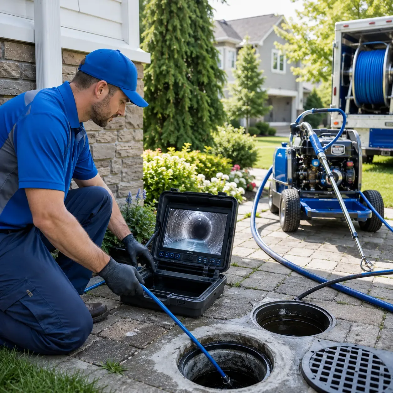 Outdoor drain cleaning professionals serving Washington, IN